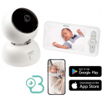 Beaba 芘亞芭 Zen Premium 第二代 3MP高清鏡頭無線嬰兒監察器 (白色) (無插頭)